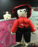 cloth asian doll red